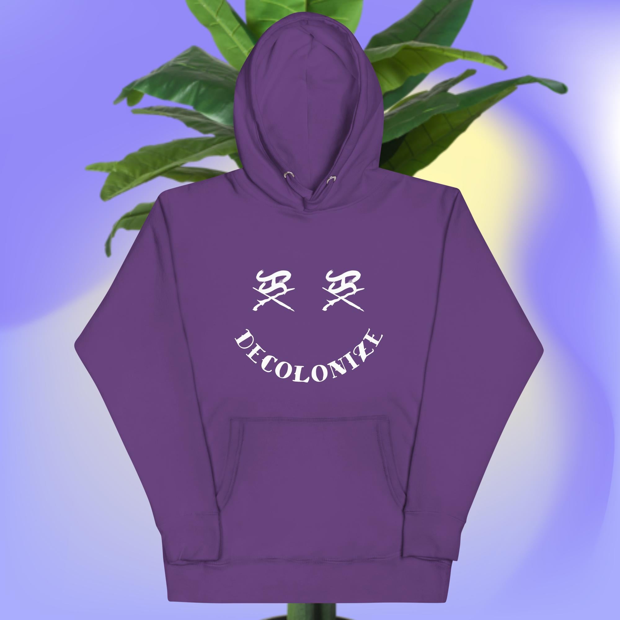 Decolonize smile hoodie