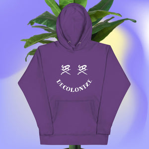 Decolonize smile hoodie