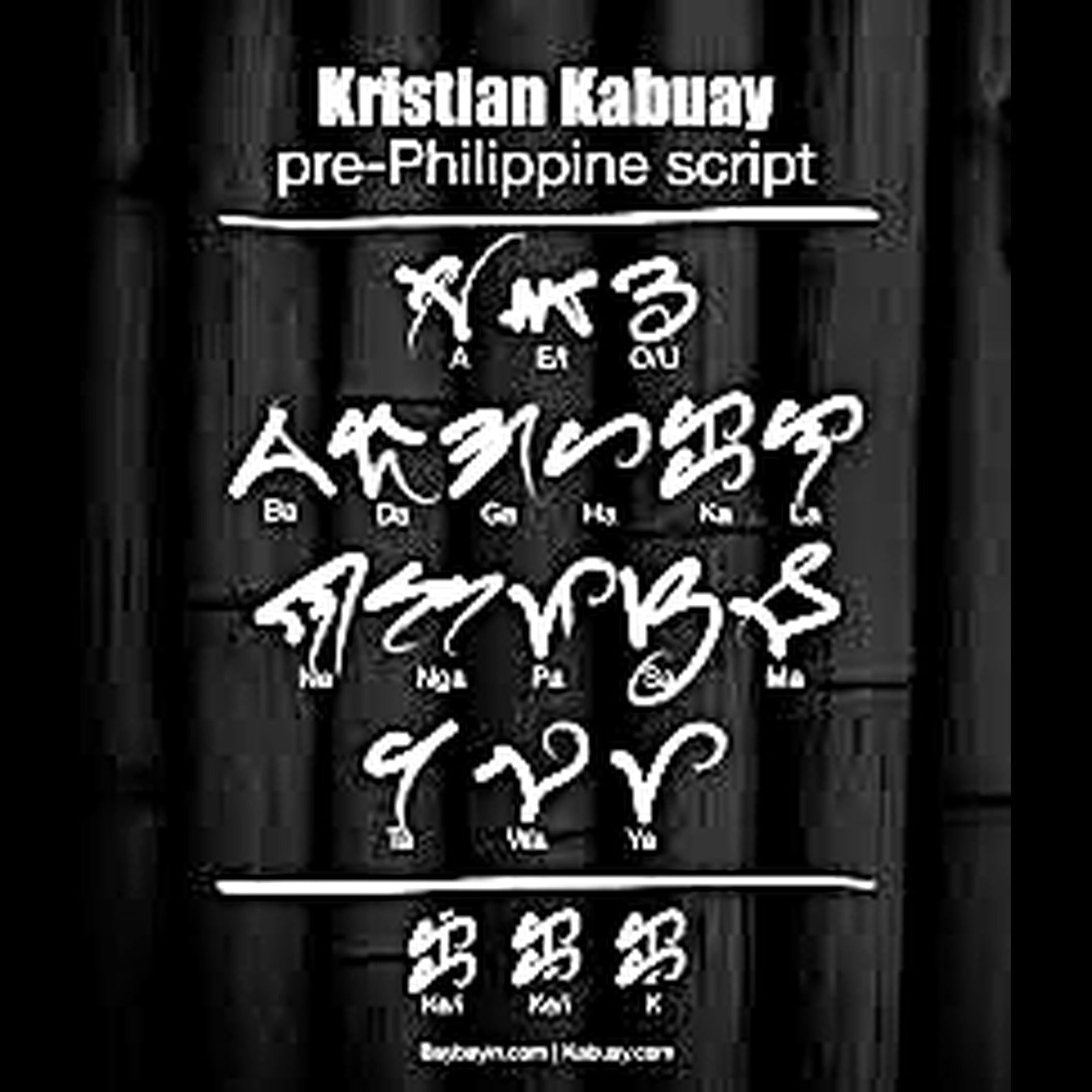 Verification Baybayin artwork sample