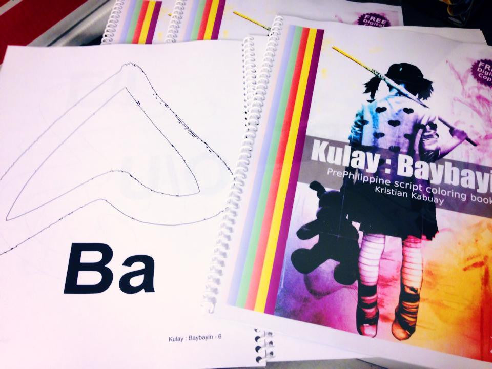 Kulay : Baybayin coloring book